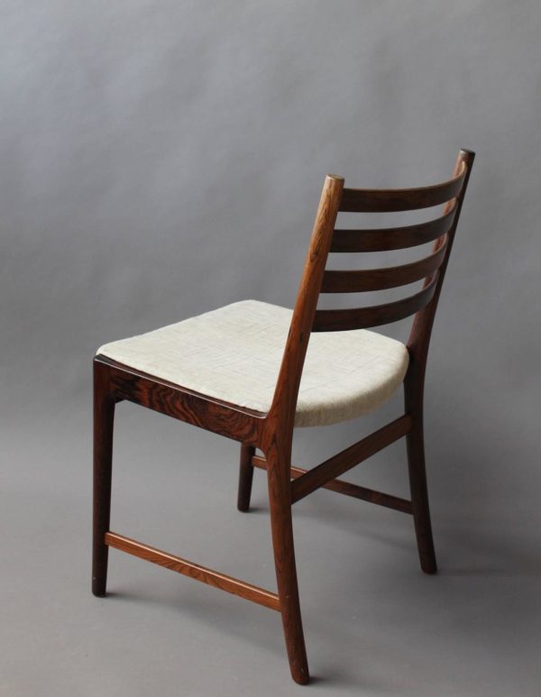 A Set of 8 Fine Danish 1960's Rosewood Chairs by Kai Lyngfeldt - Image 5