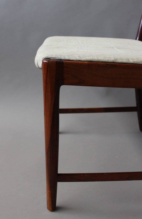 A Set of 8 Fine Danish 1960's Rosewood Chairs by Kai Lyngfeldt - Image 9