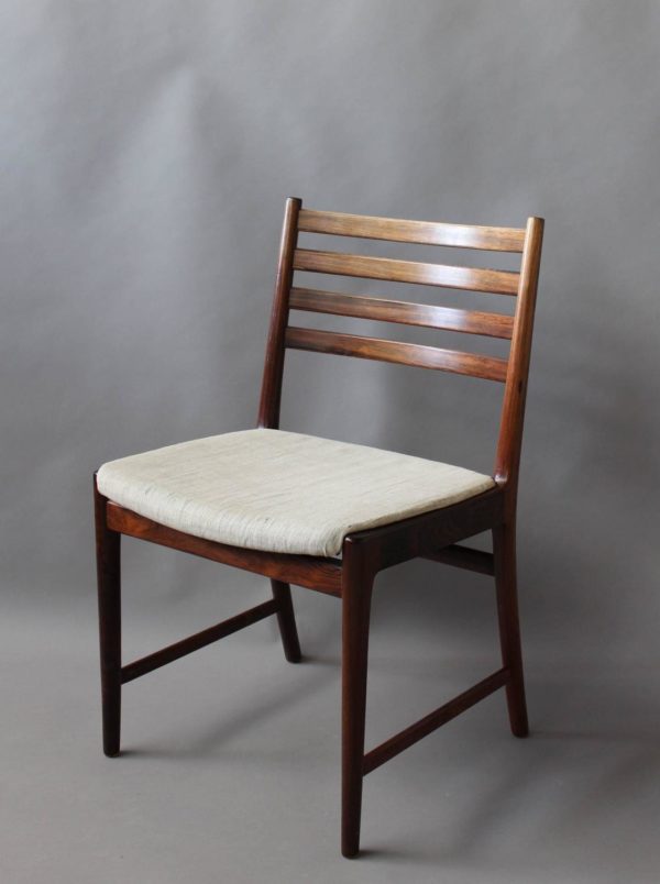 A Set of 8 Fine Danish 1960's Rosewood Chairs by Kai Lyngfeldt - Image 3