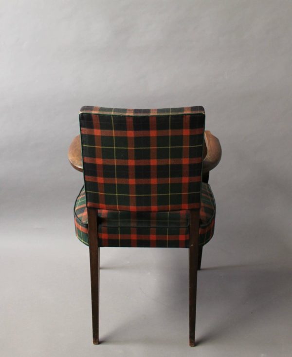 French Art Deco Bridge Armchair - Image 3