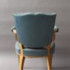 4 Fine French Art Deco Sycamore Armchairs