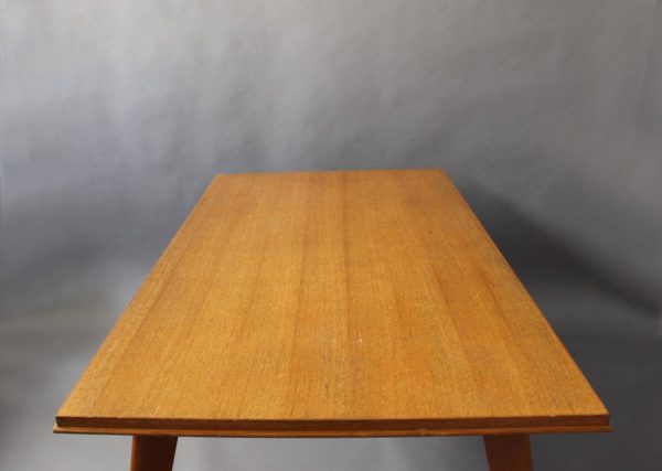 A Fine French 1950's Compass Oak Table - Image 8