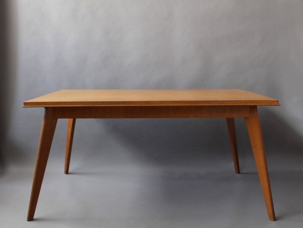 A Fine French 1950's Compass Oak Table - Image 2