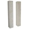 A Pair of French Art Deco Travertine Pedestals in the Manner of Marc du Plantier