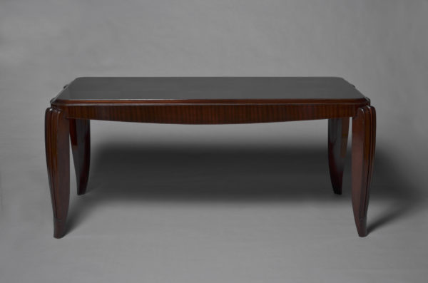 A Fine French Art Deco Mahogany Dining Table in the style of Jean Pascaud - Image 3