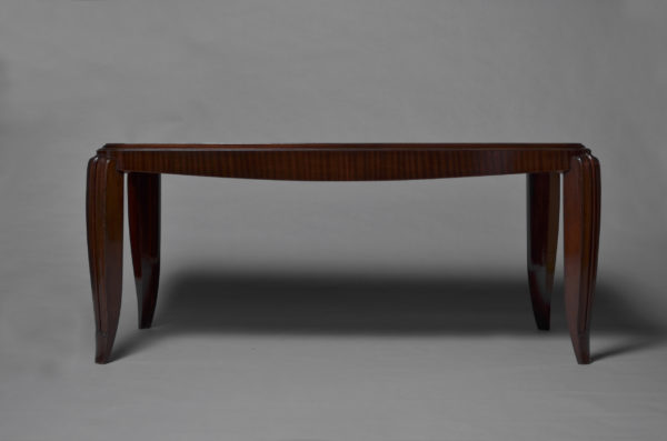 A Fine French Art Deco Mahogany Dining Table in the style of Jean Pascaud - Image 2