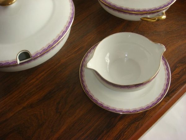 French Limoges Dinner Service by Ahrenfeldt - Image 7