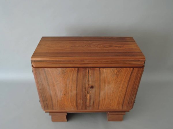 Small French Art Deco Rosewood Buffet - Image 4