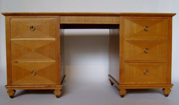 Fine French Art Deco Cherry Desk - Image 2