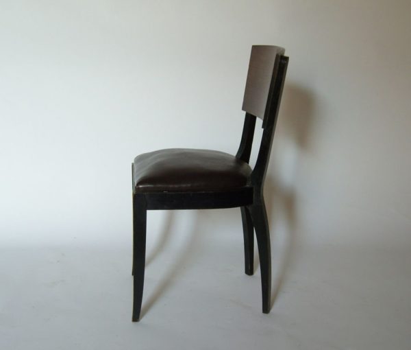 Set of 4 Art Deco Dining/side Chairs - Image 3