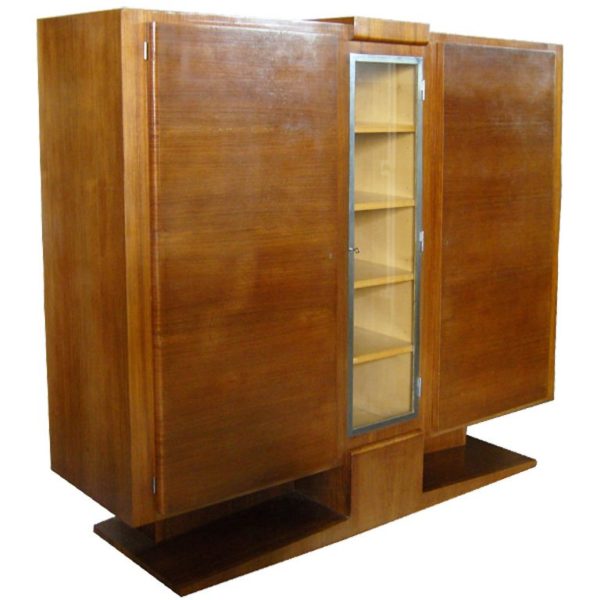 French Art Deco Rosewood Cabinet or Armoire