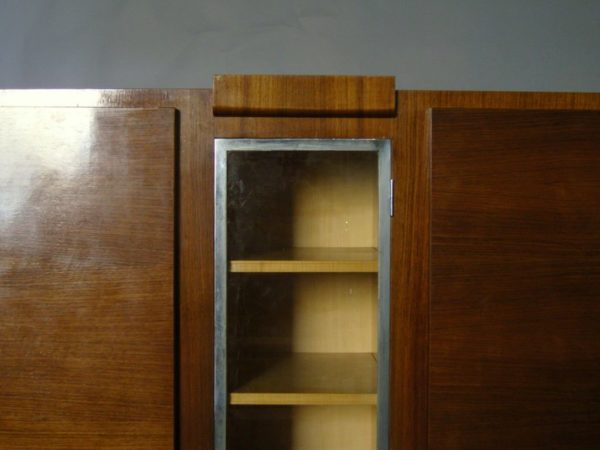 French Art Deco Rosewood Cabinet or Armoire - Image 4