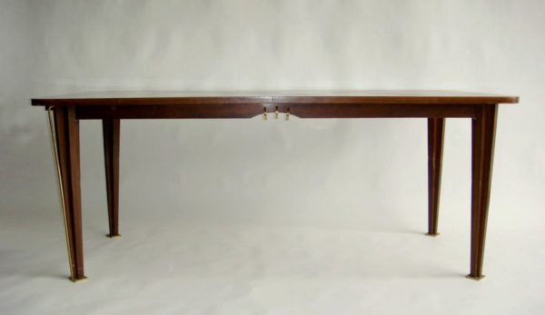 A Fine French 1950s Rosewood Dining Table - Image 2