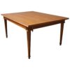 Fine French Art Deco Extendable Walnut Dining Table by Jules Leleu