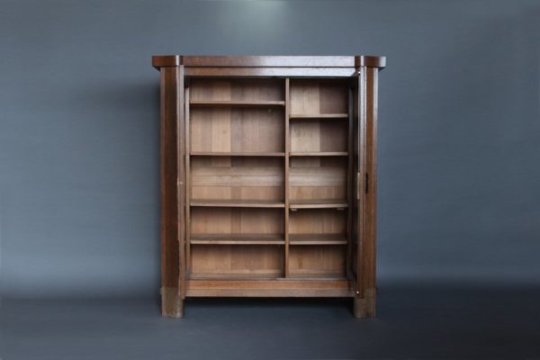 A Fine French Art Deco Oak Armoire by Dudouyt - Image 3