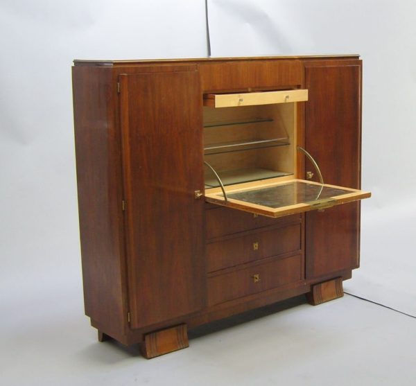 Fine French Art Deco Cabinet - Bar by Haentgés - Image 6