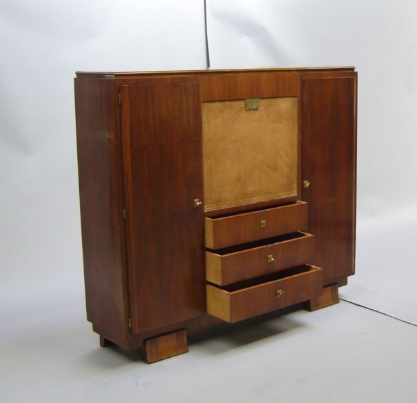 Fine French Art Deco Cabinet - Bar by Haentgés - Image 7