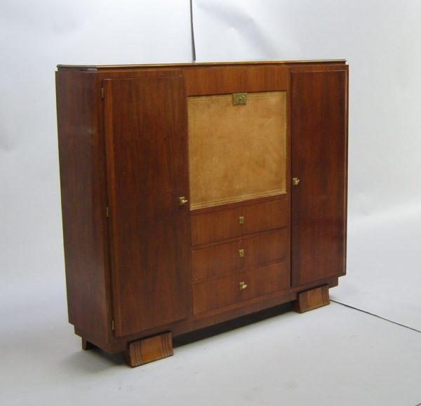 Fine French Art Deco Cabinet - Bar by Haentgés - Image 8