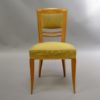 A Set of Six Fine French Art Deco Dining Chairs by Batistin Spade