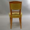 A Set of Six Fine French Art Deco Dining Chairs by Batistin Spade