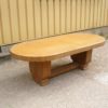 A Large French Art Deco Cherry Table by Jean Pascaud