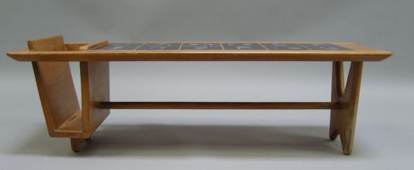 French 1960s Coffee Table by Guillerme et Chambron - Image 3