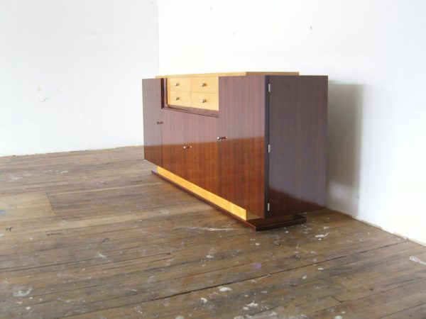 A Fine Art Deco Rosewood and Sycamore Sideboard by De Coene - Image 2