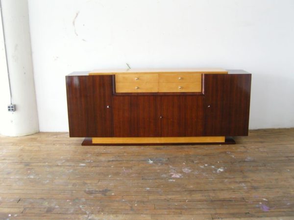 A Fine Art Deco Rosewood and Sycamore Sideboard by De Coene - Image 3