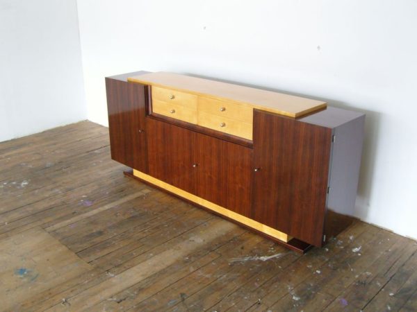 A Fine Art Deco Rosewood and Sycamore Sideboard by De Coene - Image 7