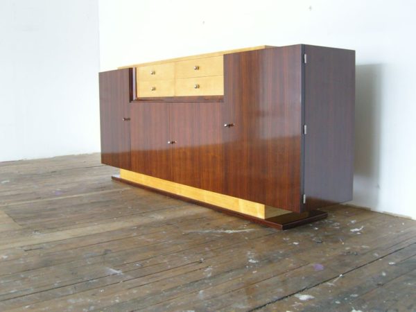 A Fine Art Deco Rosewood and Sycamore Sideboard by De Coene - Image 9