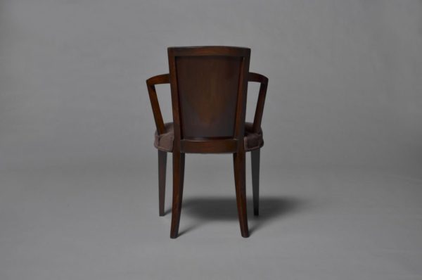 Pair of Fine French Art Deco Chairs by Pierre Chareau - Image 8