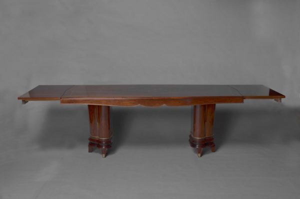 A Fine French Art Deco Rosewood and Marquetery Table by Segal - Image 5