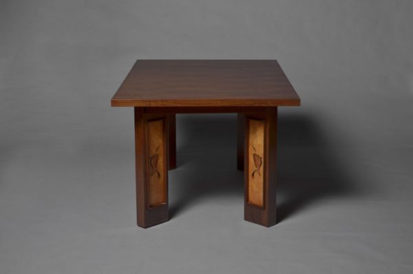 A Fine French Art Deco Walnut Dining Table - Image 8