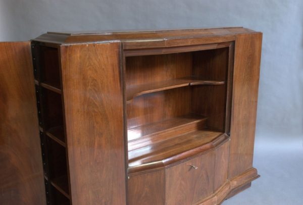 A Rare Fine French Art Deco Rosewood Collector Cabinet - Image 6