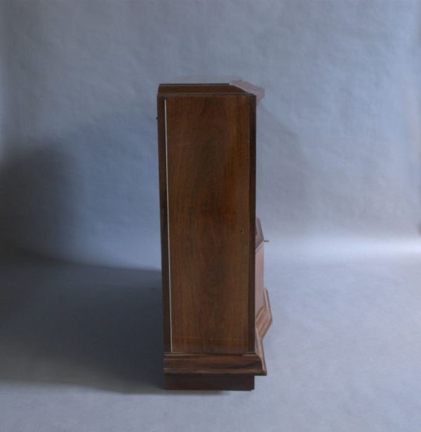 A Rare Fine French Art Deco Rosewood Collector Cabinet - Image 8