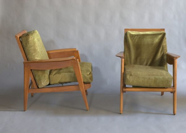 A Pair of 1950s French Armchairs - Image 2