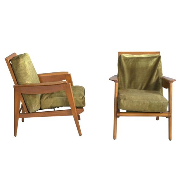 A Pair of 1950s French Armchairs - Image 3