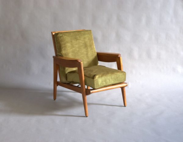 A Pair of 1950s French Armchairs - Image 5