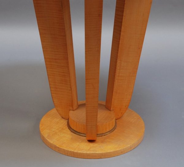 A Fine French Art Deco Sycamore Gueridon - Image 7