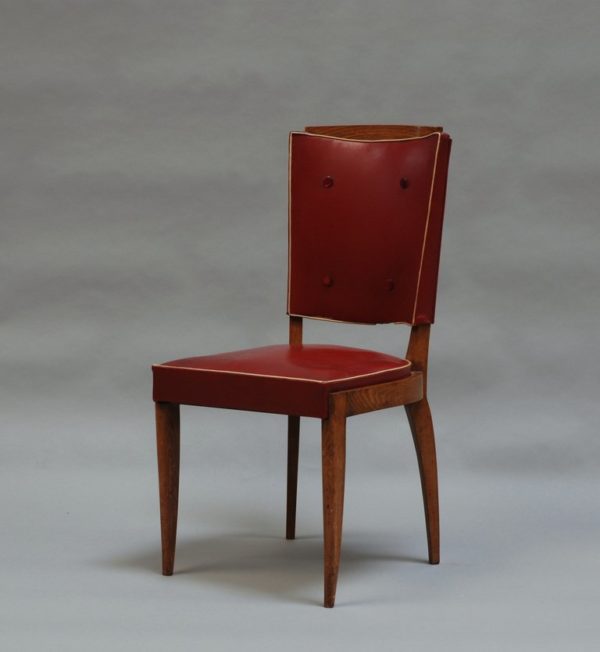 Set of Six French Art Deco Chairs - Image 3