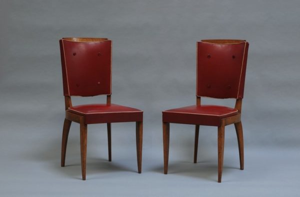 Set of Six French Art Deco Chairs - Image 6