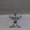 French Wrought Iron and Brass Coffee Table