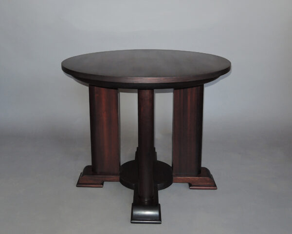 A Fine French Art Deco Mahogany Side Table - Image 9
