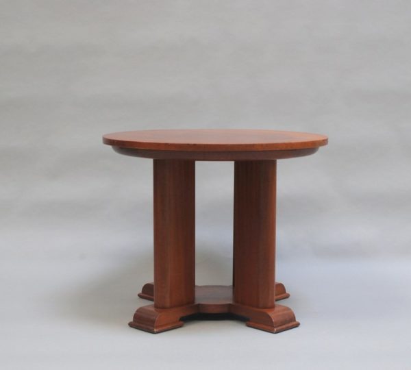 A Fine French Art Deco Mahogany Side Table - Image 2