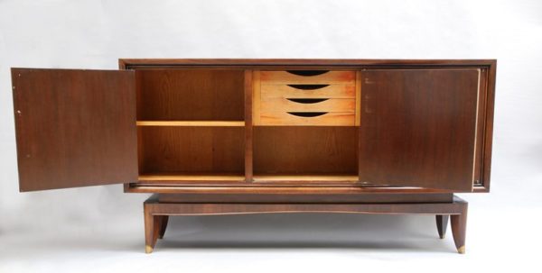 French Art Deco Sideboard with Parchment Details - Image 9