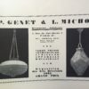 Fine French Art Deco Pendant by Genet & Michon