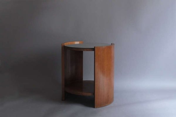 A Fine French Art Deco Rosewood Gueridon with a Mirrored Top - Image 5