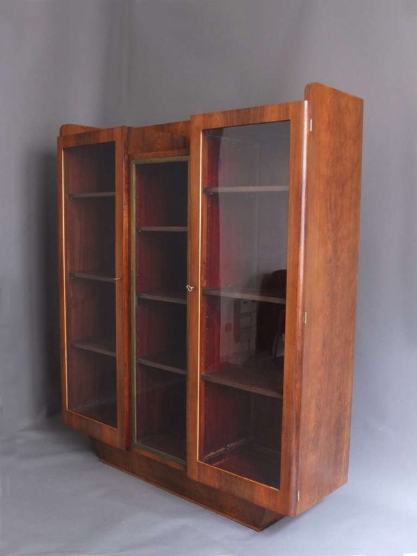 French Art Deco Bookcase or Vitrine - Image 4