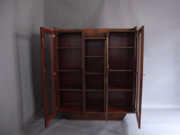 French Art Deco Bookcase or Vitrine - Image 8