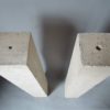 A Pair of French Art Deco Travertine Pedestals in the Manner of Marc du Plantier